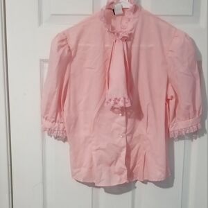 Vintage La Bene' Pink Blouse Chic and Stylish
